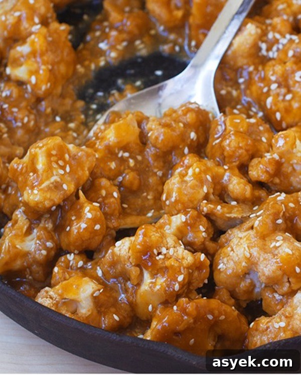 sesame cauliflower eat