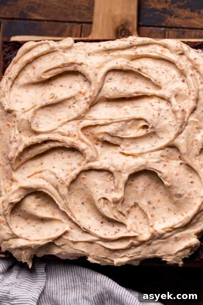 Frosting on top of the cake.