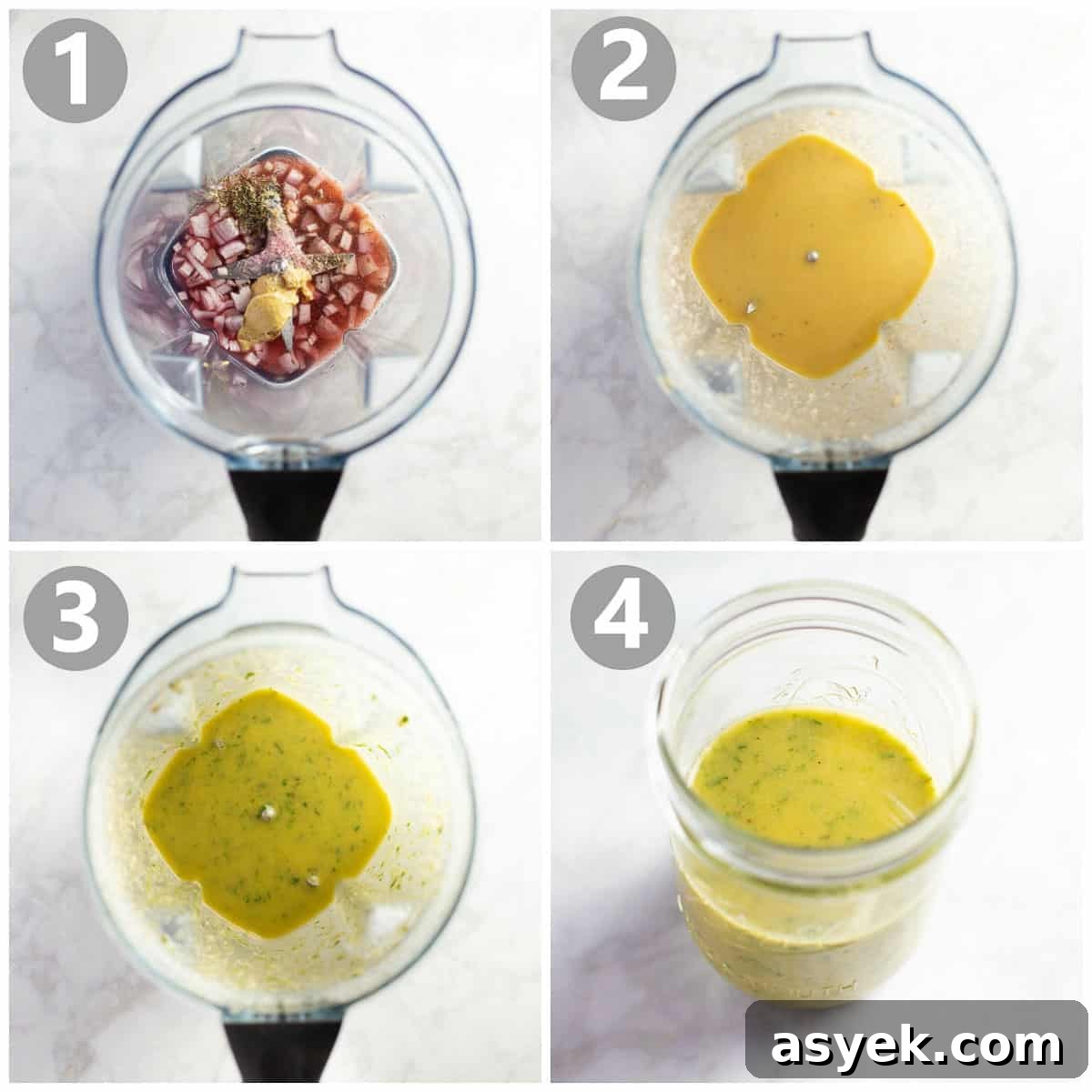 Classic Nicoise Salad Dressing 4 step by step photos of how to make salad niçoise dressing.