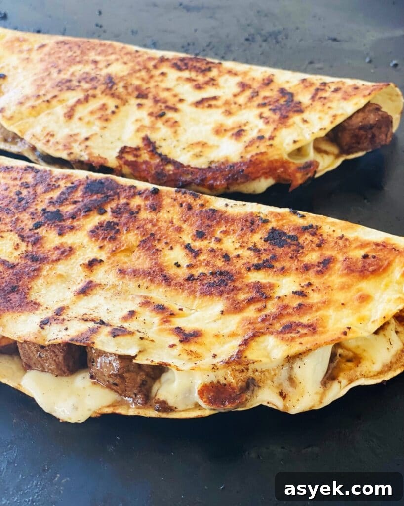 Blackstone Steak and Mushroom Quesadilla Recipe 13 Blackstone Steak and Mushroom Quesadillas