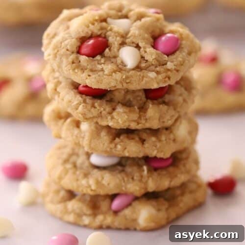 Chewy White Chocolate Coconut Cookie Recipe 5 White chocolate chips coconut cookies stacked