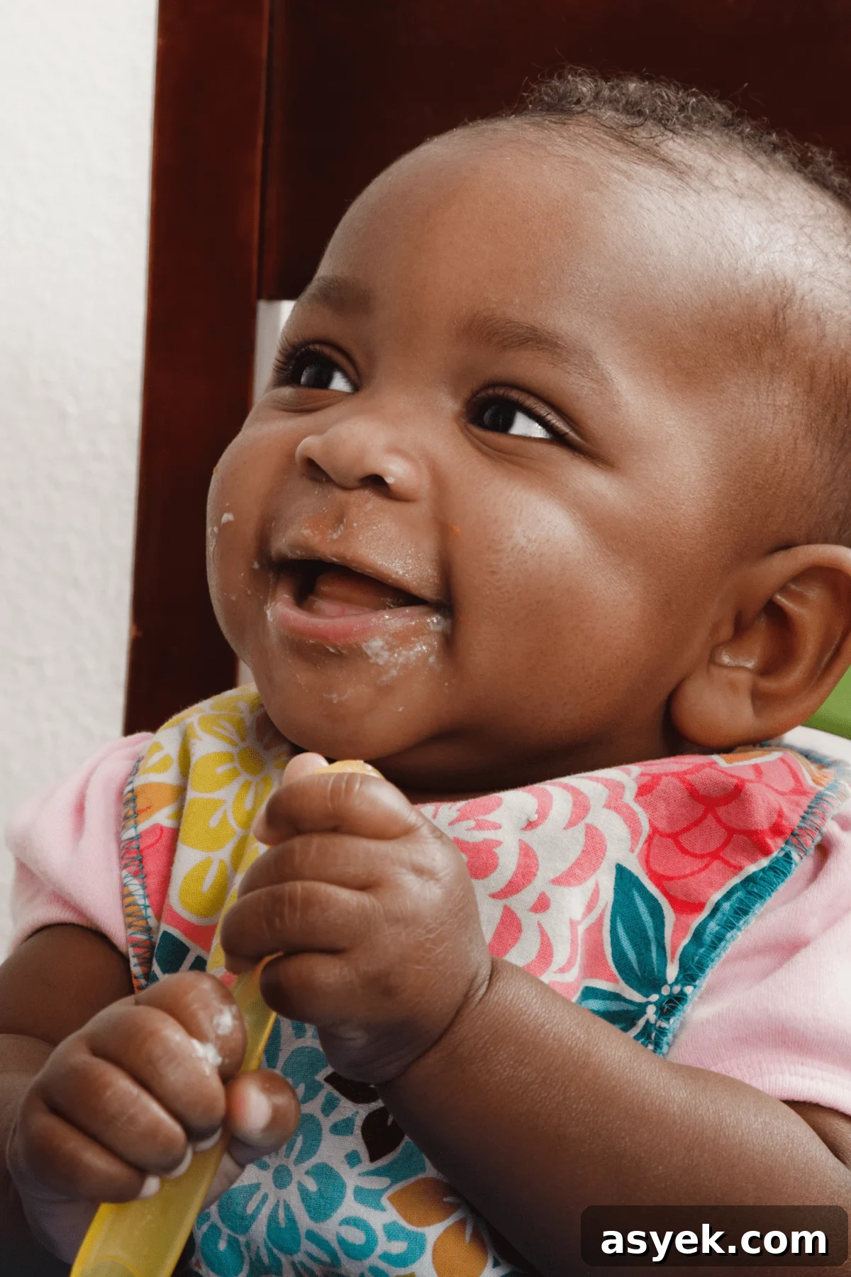 Baby eating