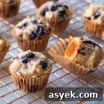 Tray of mini muffins