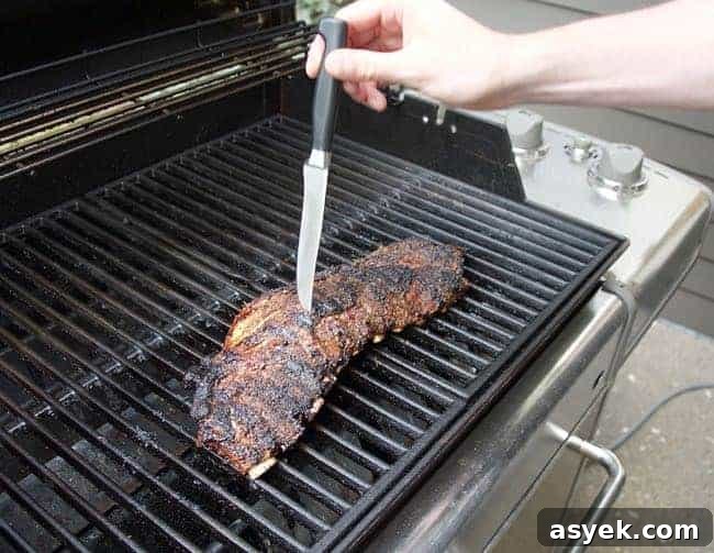 Dry Rub Pork Ribs Done