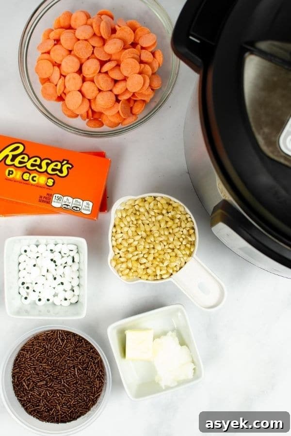 Instant Pot Monster Munch Popcorn Recipe 6 ingredients for popcorn mix