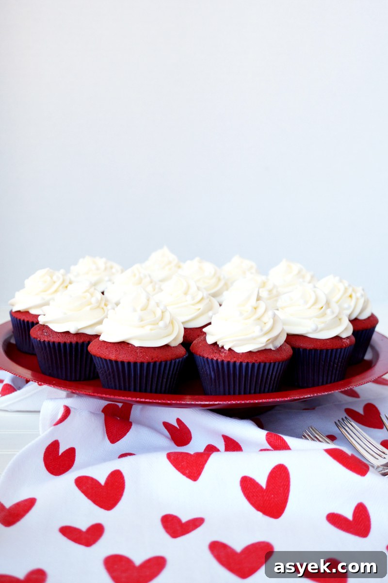 Red Velvet Cupcakes Recipe with Cream Cheese Frosting 5 red velvet cupcakes with cream cheese frosting | The Baking Fairy