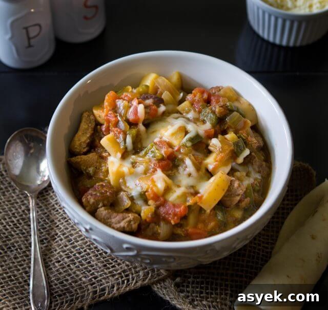 Poblano Beef Stew