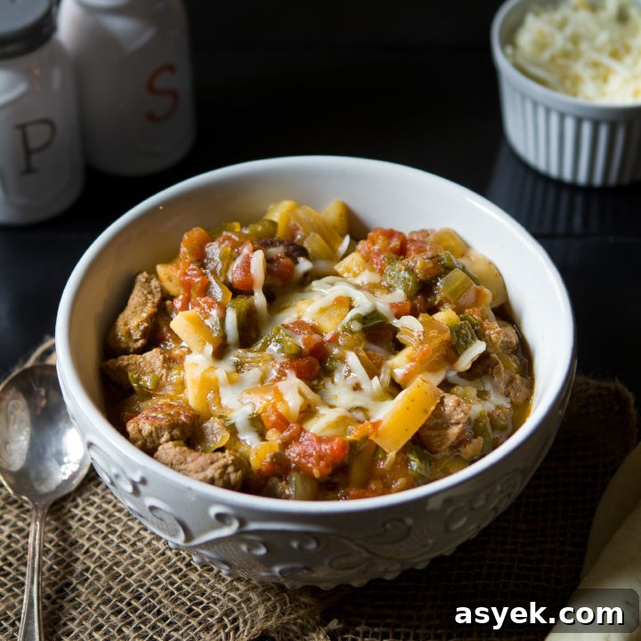 Poblano Beef Stew