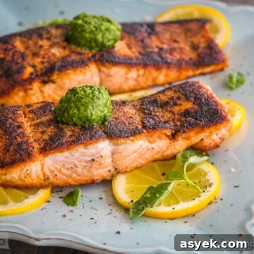 Seared salmon