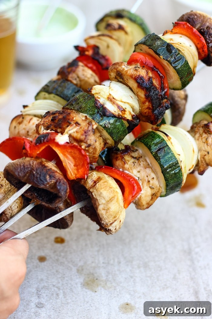 Balsamic Chicken Skewers Photos