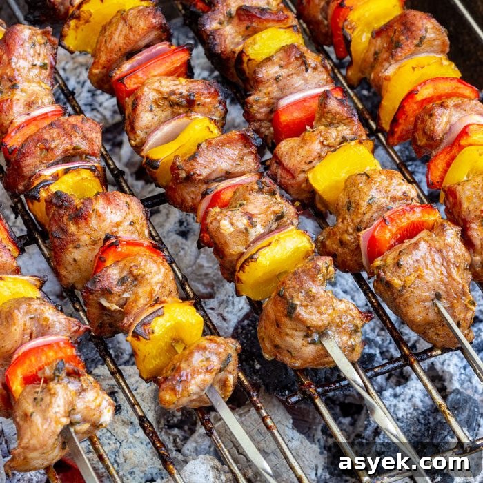 Grilled Tender Turkey Kabobs