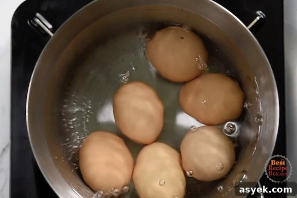 How to Peel Hard-Boiled Eggs Perfectly Every Time 5 Eggs in the boiling water