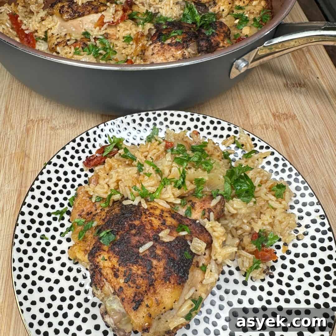 One Pot Lemon Chicken & Rice