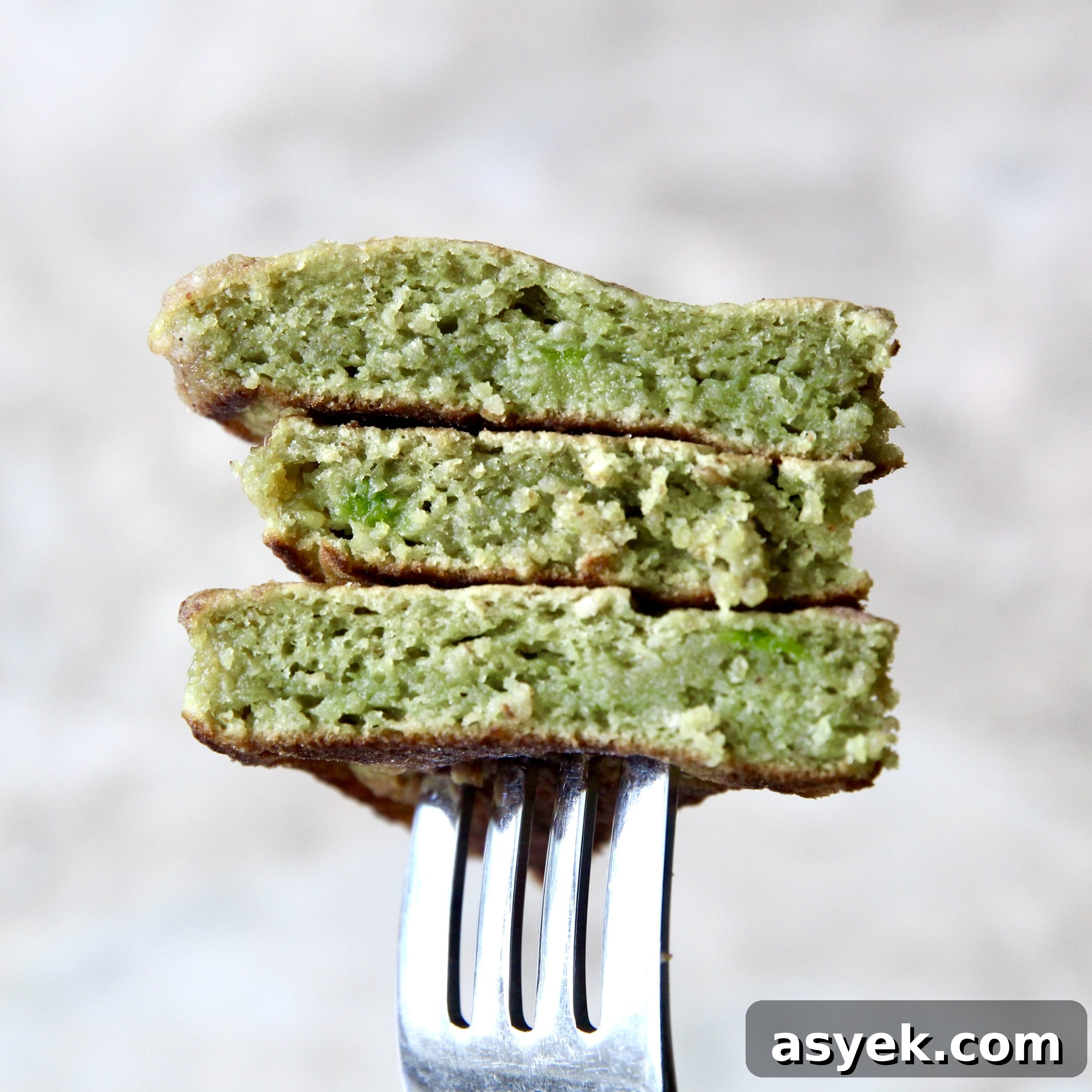 stack of flourless avocado pancakes