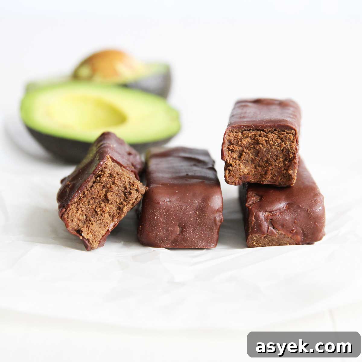 Chocolate Avocado Protein Bars (Healthy, Vegan & Low Carb!)