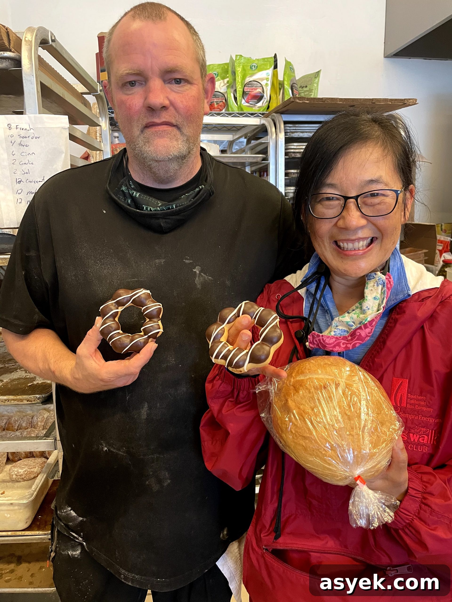 Maleko with mochi donut