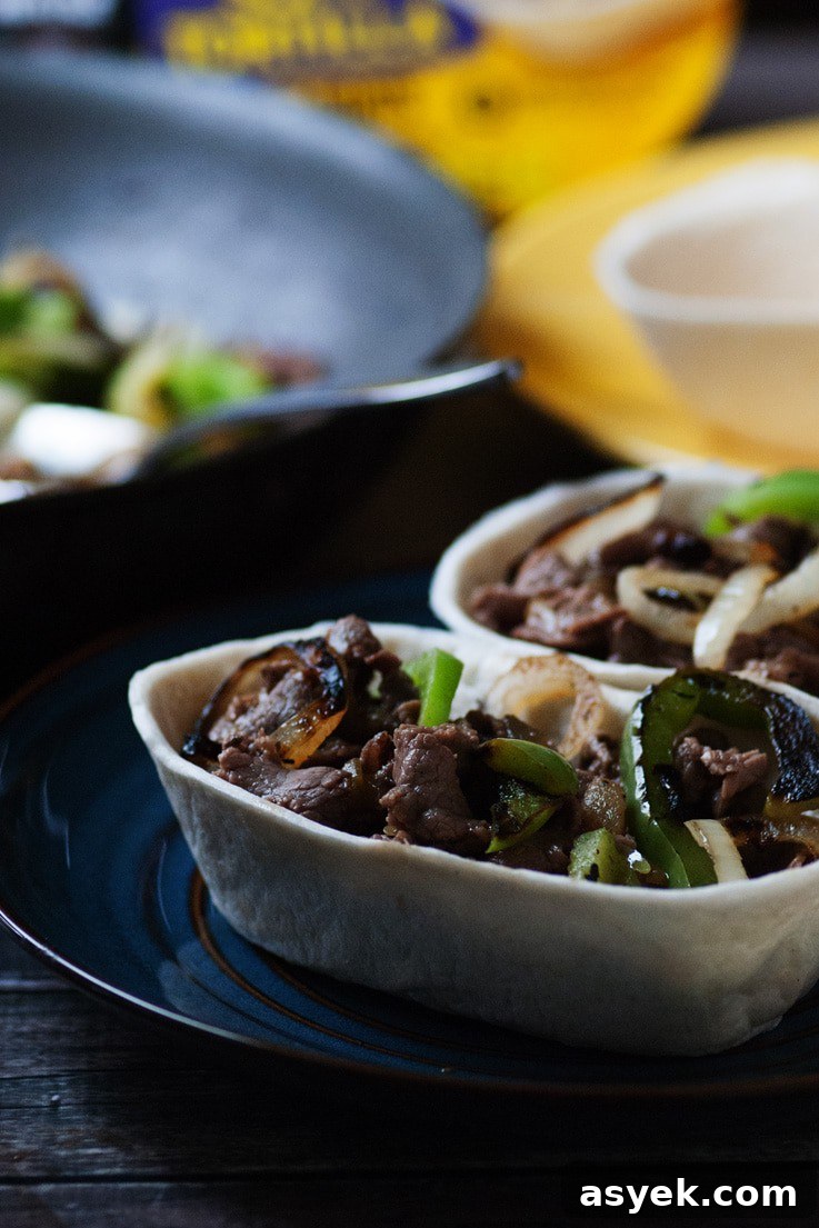 Zesty Philly Steak and Cheese Tacos