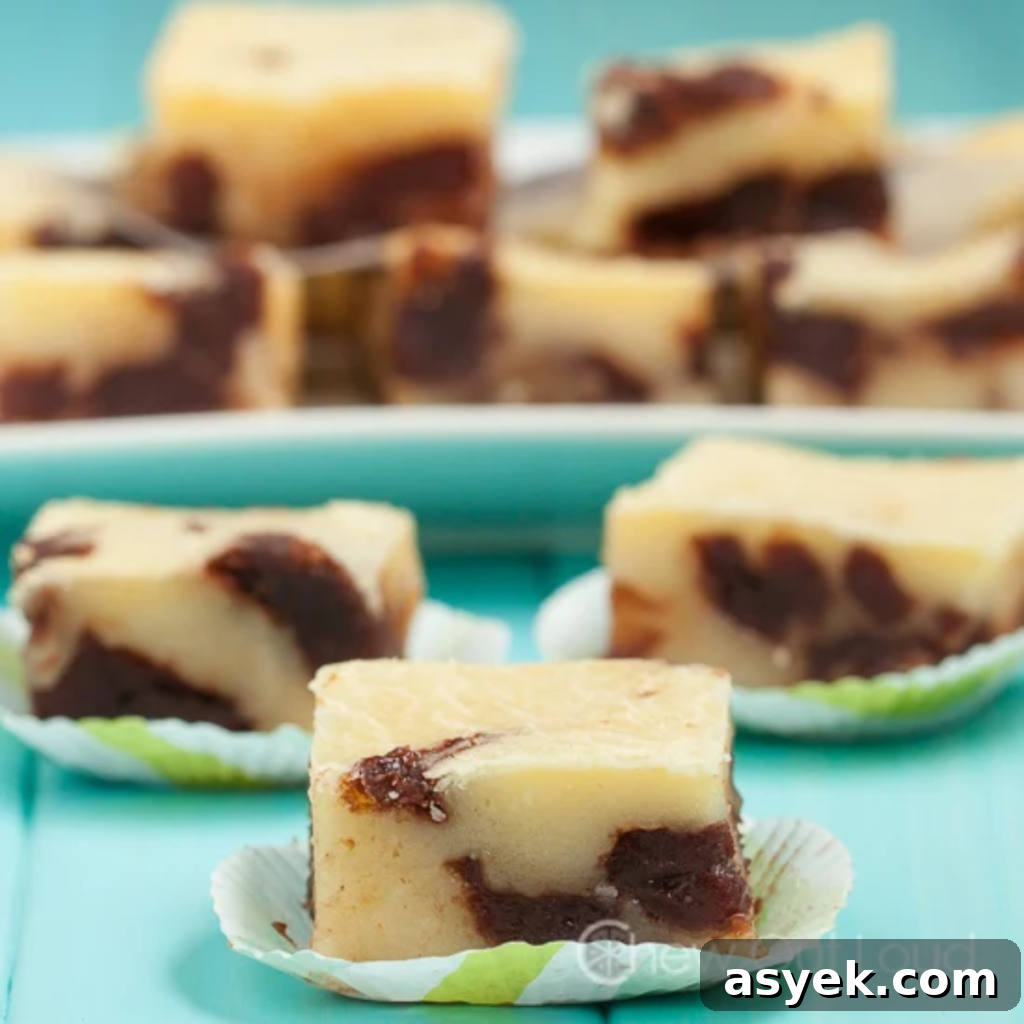 Red Bean Mochi Bars