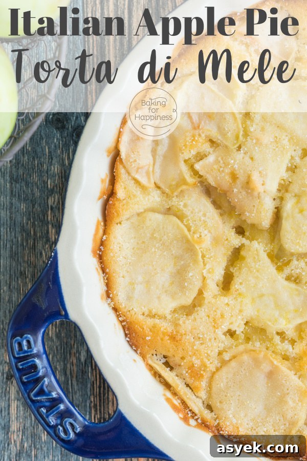 Torta di mele, a classic Italian apple pie